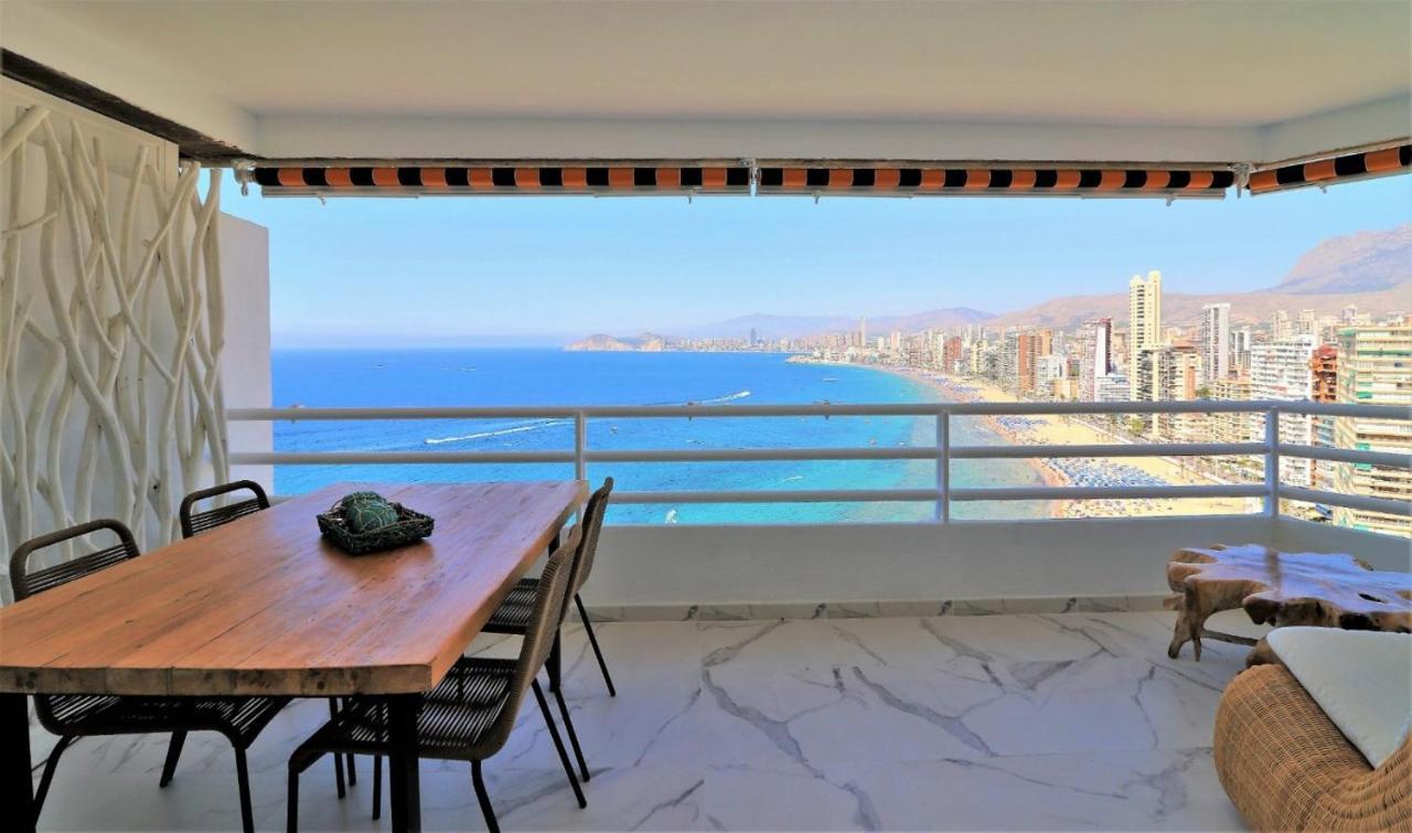 Luxurious 2-Bedroom Apt With Stunning Views, 1St Line On Levante Beach, Benidorm Exterior foto