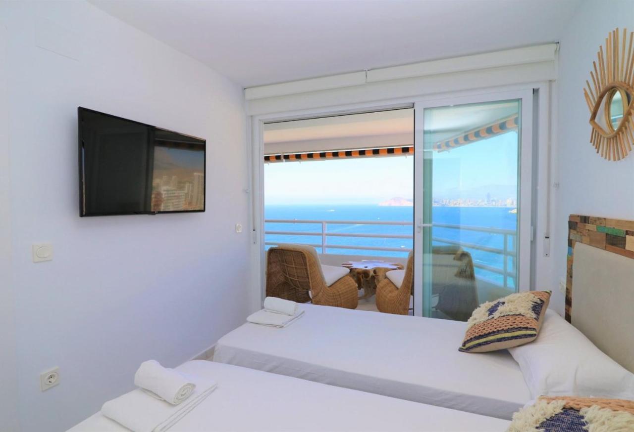 Luxurious 2-Bedroom Apt With Stunning Views, 1St Line On Levante Beach, Benidorm Exterior foto