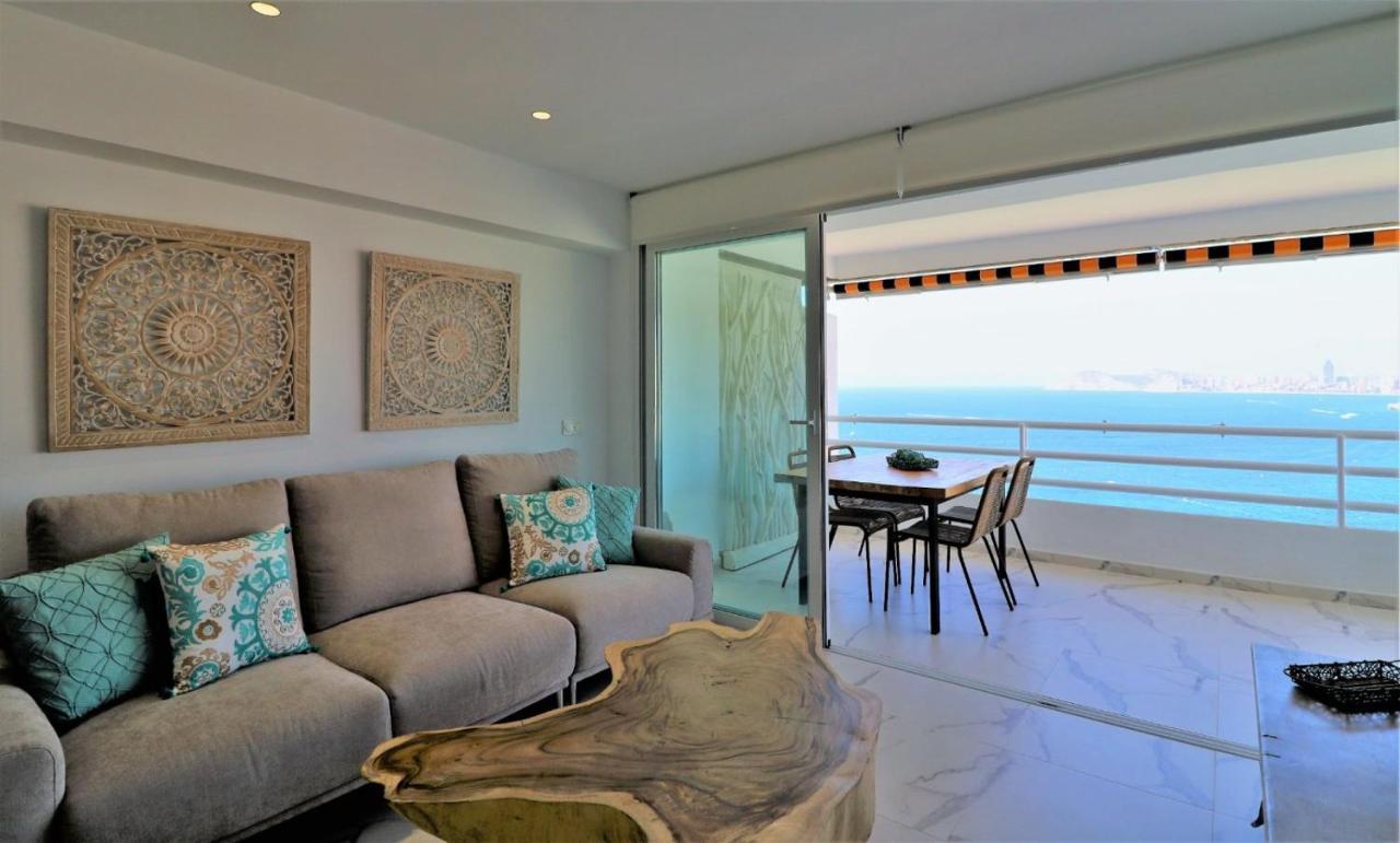 Luxurious 2-Bedroom Apt With Stunning Views, 1St Line On Levante Beach, Benidorm Exterior foto