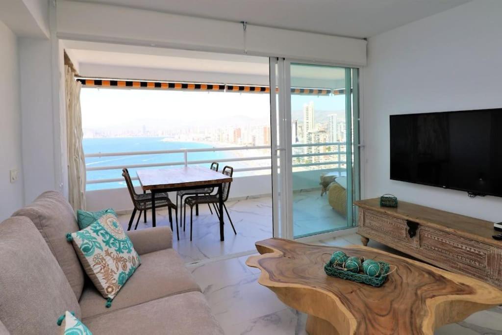 Luxurious 2-Bedroom Apt With Stunning Views, 1St Line On Levante Beach, Benidorm Exterior foto