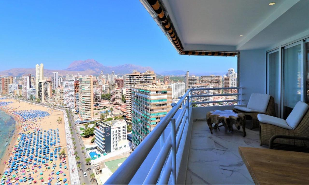 Luxurious 2-Bedroom Apt With Stunning Views, 1St Line On Levante Beach, Benidorm Exterior foto