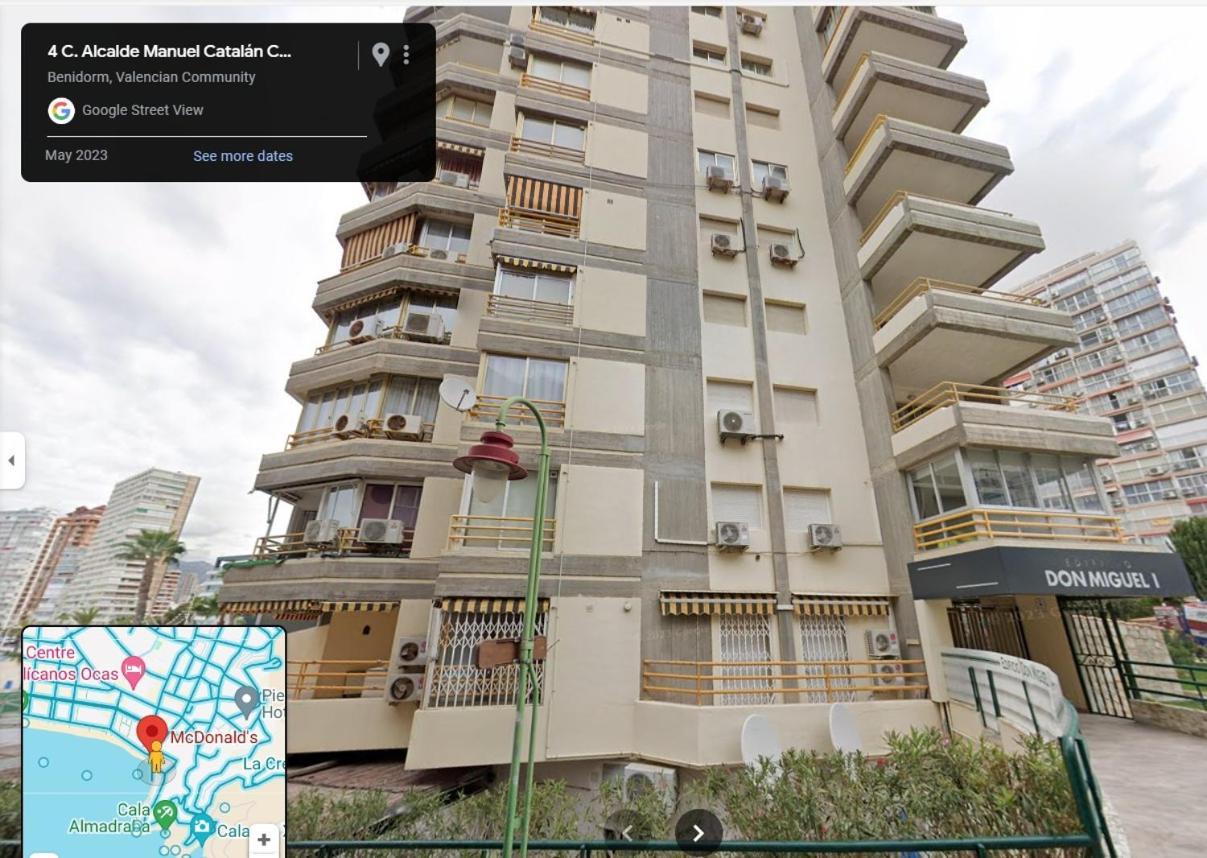 Luxurious 2-Bedroom Apt With Stunning Views, 1St Line On Levante Beach, Benidorm Exterior foto